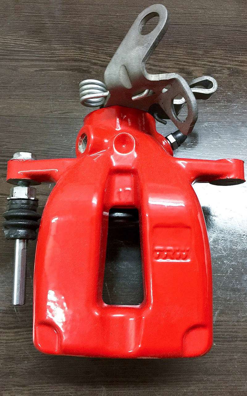 Тормозной суппорт со встроенным механизмом ручника
