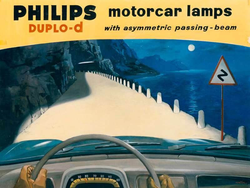 G626, Autolampen Duplo-d, reclame, Engelstalig, campagne, 1959,