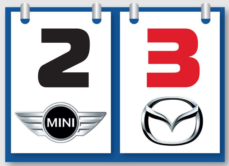 Mazda MX-5 и MINI Cooper S Roadster