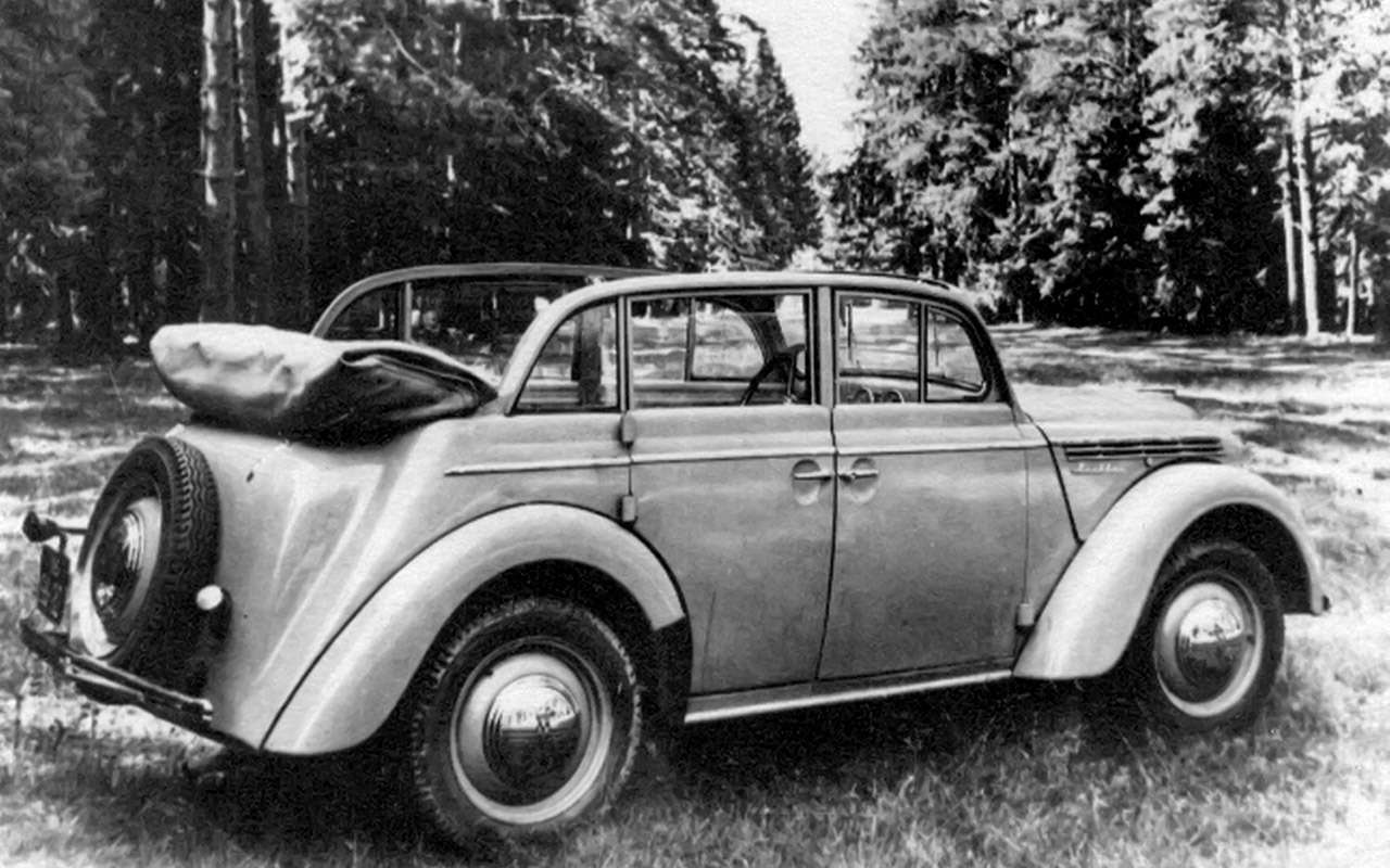 Кабриолет Москвич‑400-420А родился из-за нехватки листовой стали для крыши.