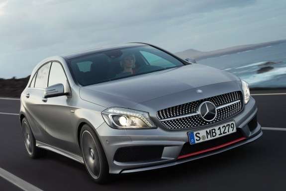 Mercedes-Benz A-class side-front view_no_copyright