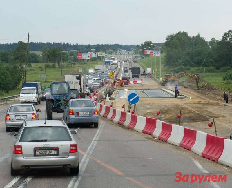 Пробки, реконструкция Ярославского шоссе