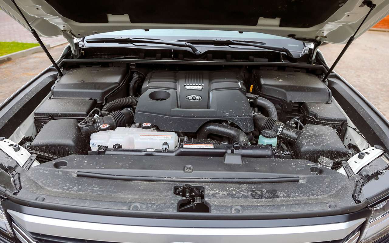Битурбо-«шестерка» Тойоты V35A-FTS позаимствована у представительского седана Lexus LS500. Блок и головки сделаны из алюминия, привод ГРМ – цепной, впрыск – непосредственный.