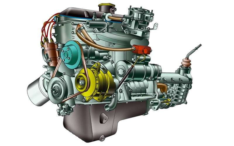 Базовый силовой агрегат для ИЖ‑2126 – модернизированный уфимский двигатель и доработанная 5-ступенчатая омская коробка передач.