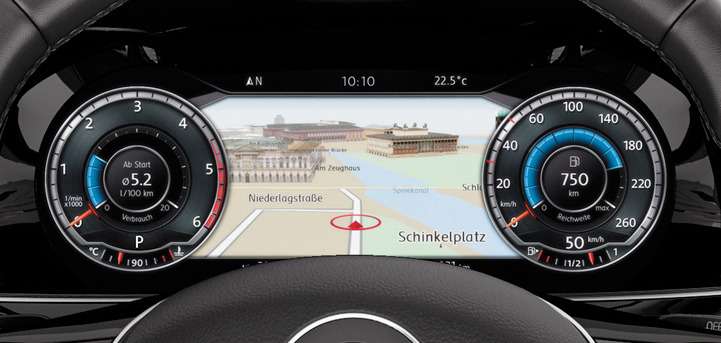 А самый «крутой» – как у нового Audi TT, с центральным дисплеем высокого разрешения с диагональю 12,3 дюйма