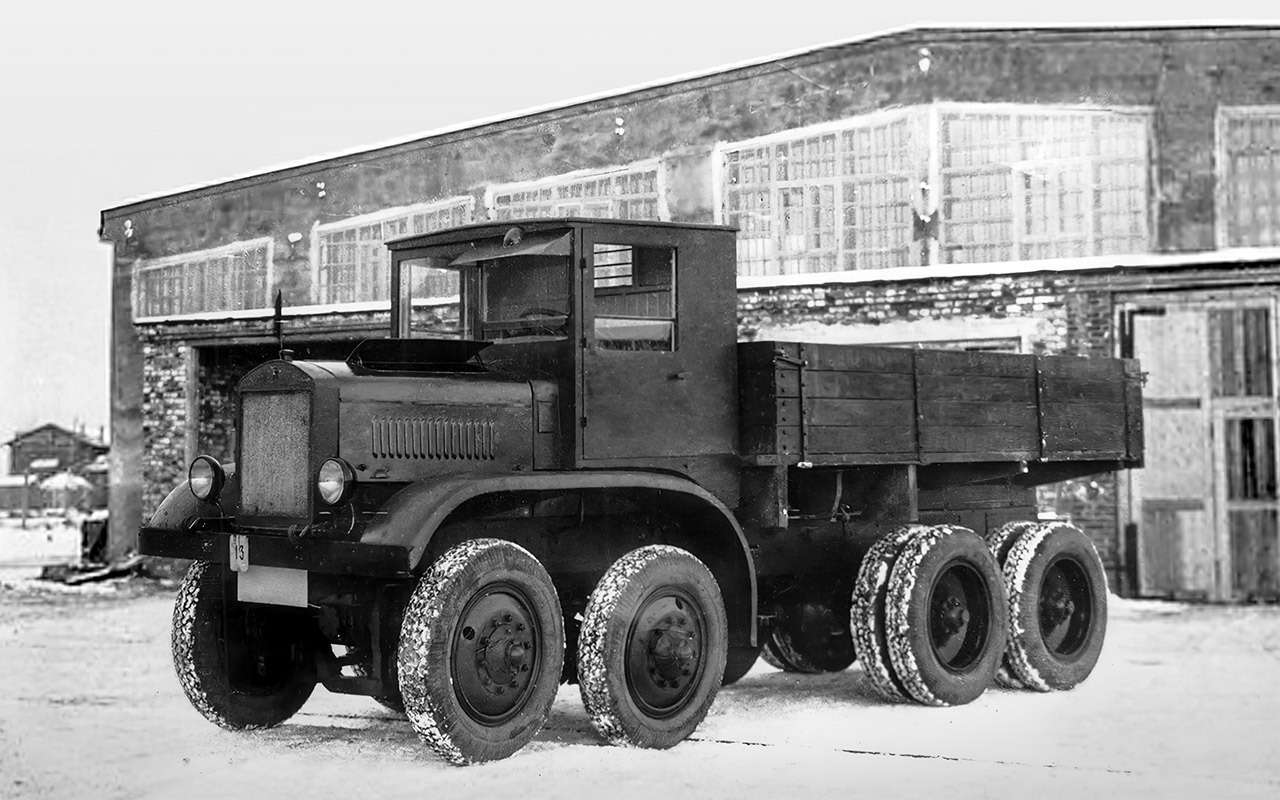 Уникальный четырехосный грузовик ЯГ‑12: символ мощи Советов — фото 1275727