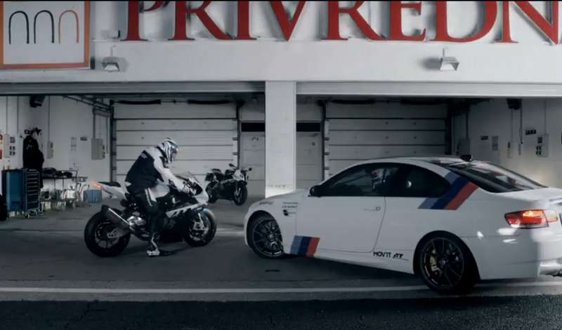 BMW M3 и BMW S 1000 RR Superbike выяснили отношения