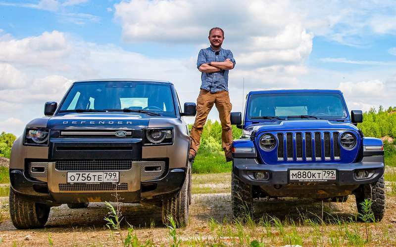 Jeep Wrangler и Land Rover Defender  — тест в цифрах (и 3 факта об ископаемых)