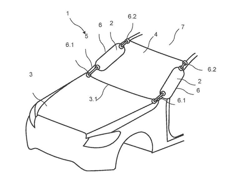 Daimler запатентовал подушки безопасности для пешеходов