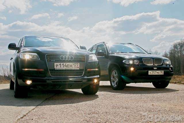 Тест Audi Q7 BMW X5. ТЯЖЕЛАЯ АТЛЕТИКА — фото 65154