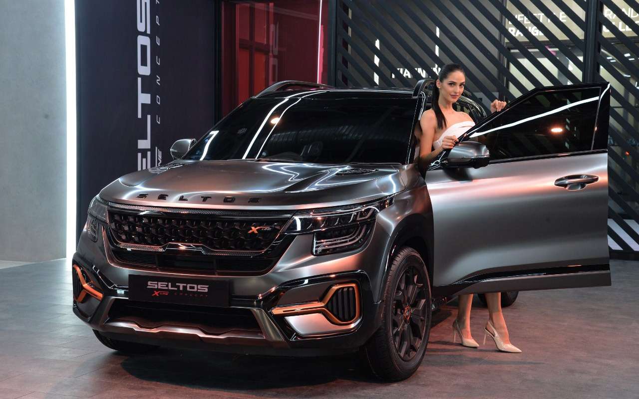 Seltos X-Line Concept посетил автосалон в Нью-Дели