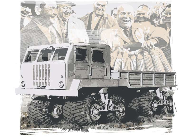 Их не взяли в армию: грузовик НАМИ 8х8