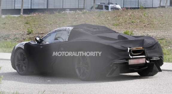 McLaren P12 test prototype side view