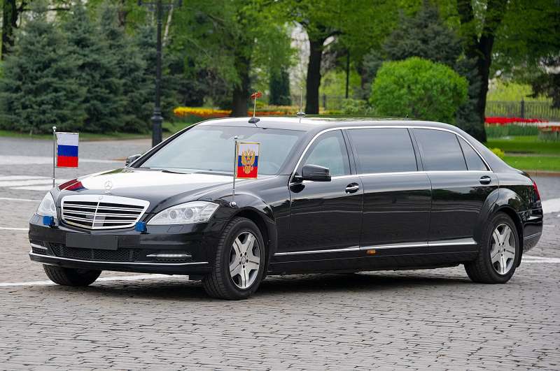 Mercedes-Benz S600 Pullman Guard президента Российской Федерации Владимира Владимировича Путина.