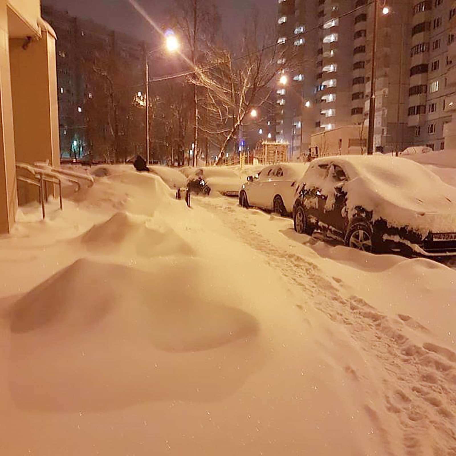 «Снегопад века»: как в Москве пережили первый катаклизм года — фото 842113