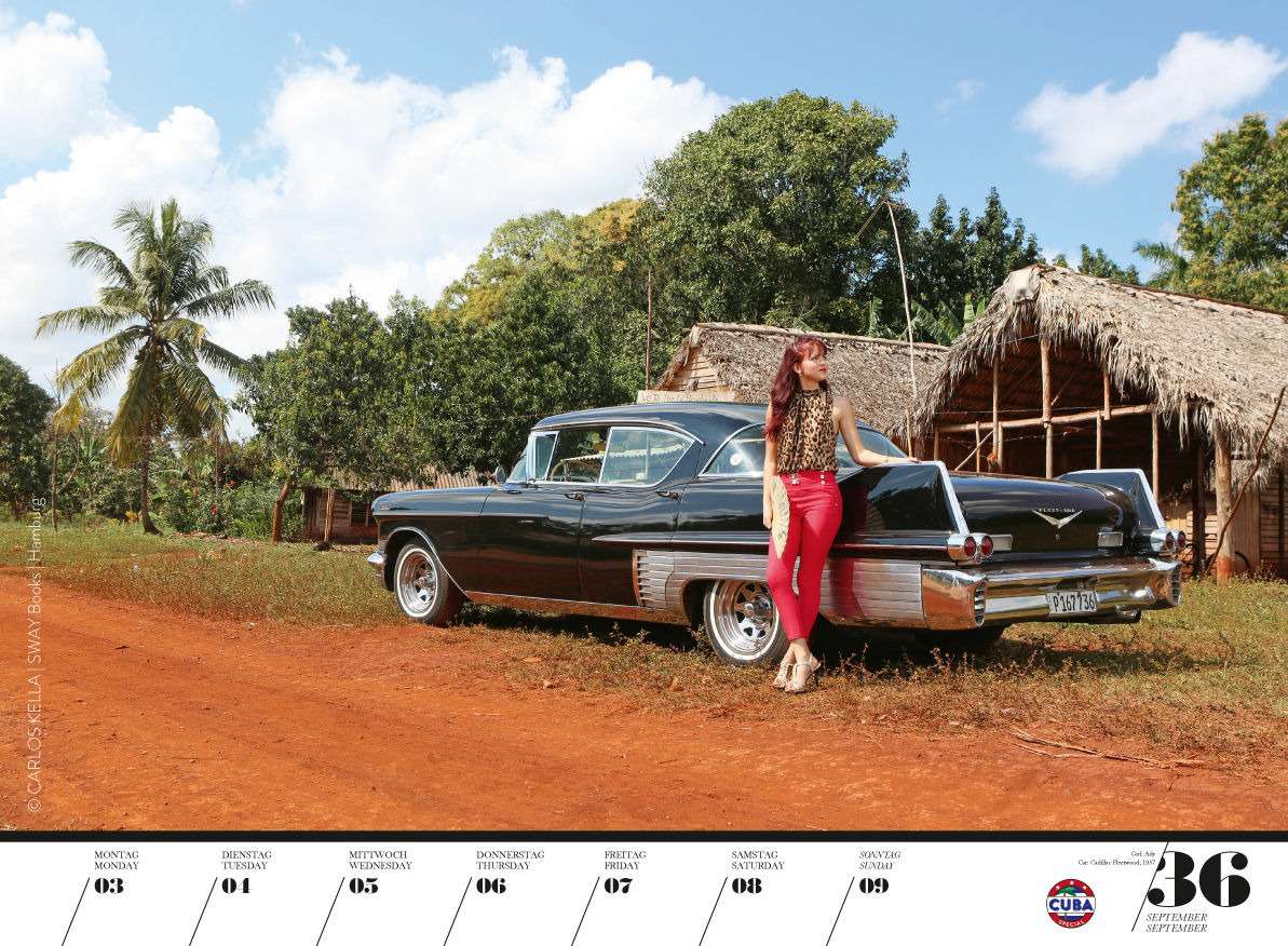 Юбилейный пин-ап календарь: девушки и легендарные машины — фото 798222