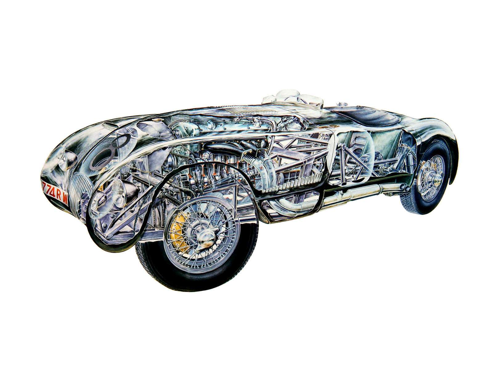 Интересно, что дисковые тормозные механизмы, которые сегодня используются на подавляющем большинстве легковых автомобилей, были запатентованы в том же 1902 году Уильямом Ланчестером. Однако широкого применения они тогда не получили. Первым автомобилем, где успешно применили рабочие дисковые тормозные механизмы, стал гоночный Jaguar C-Type 1951 года.