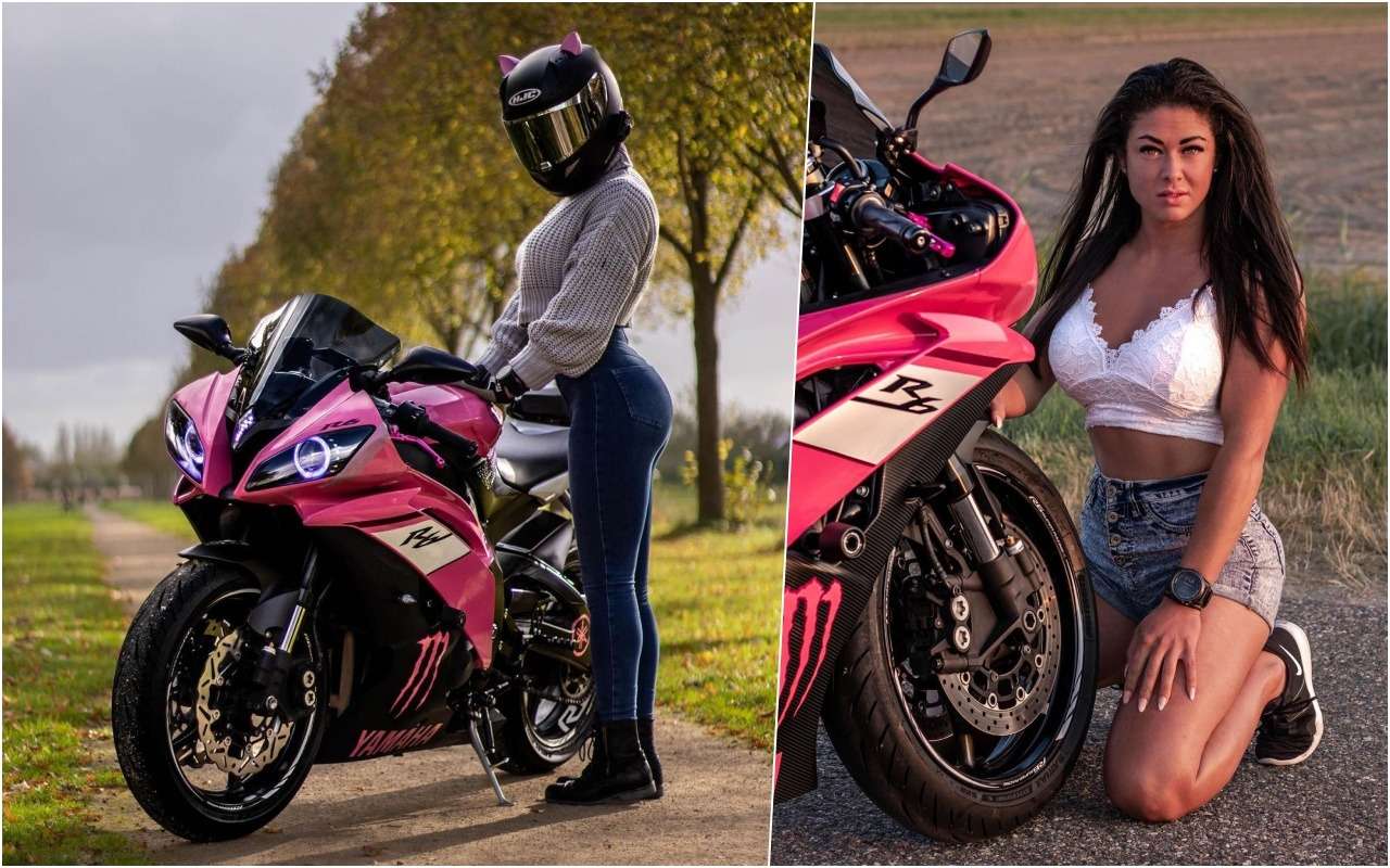 Закрыли сезон красиво! 20 потрясающих девушек на мотоциклах — фото 1293918