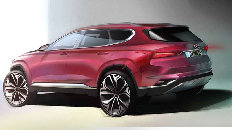 Hyundai рассекретила облик нового Santa Fe