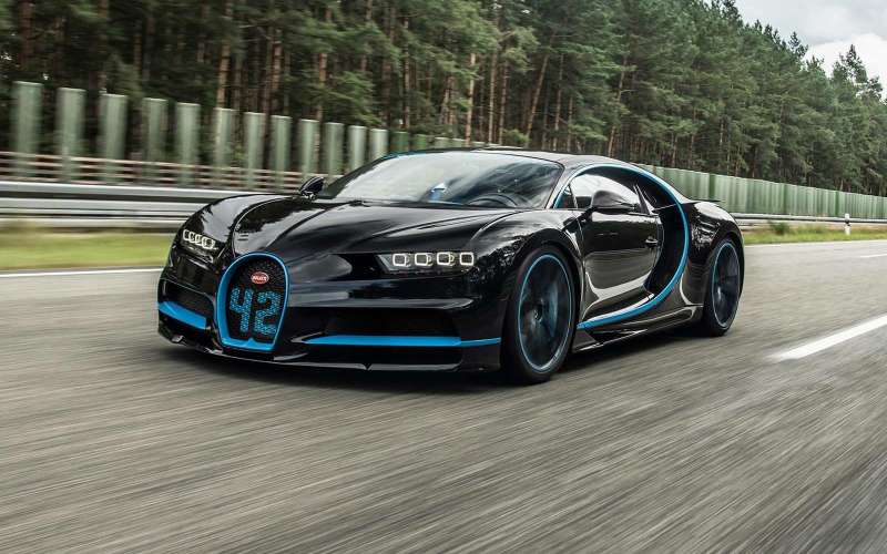 0-400-0 км/ч — видео рекордного заезда Bugatti Chiron