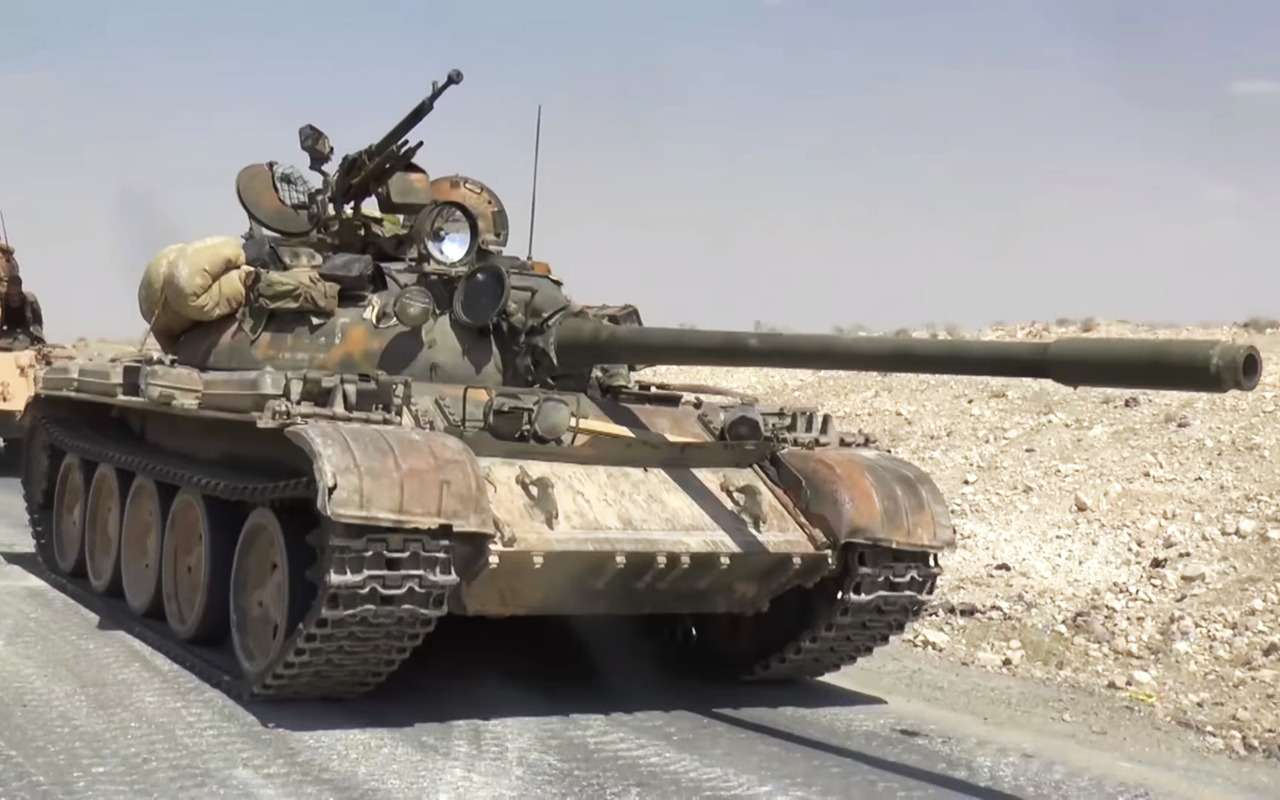 Т-55 в Сирии, наше время (inforeactor.ru)