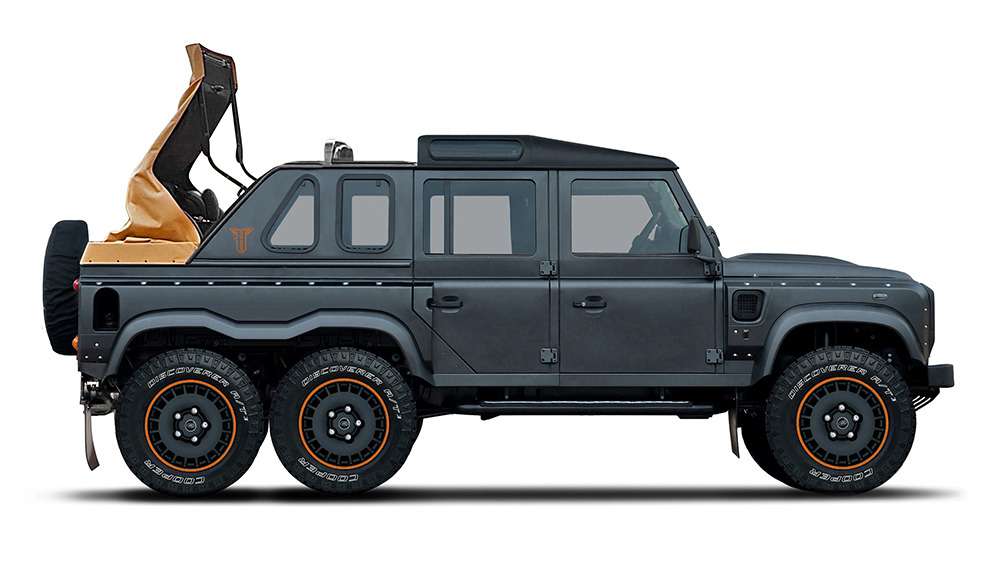 Гелендвагеном навеяло: Land Rover Defender получил две новые версии 6×6 — фото 825149