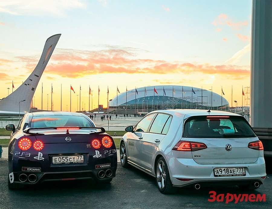 Первые в Сочи: Nissan GT-R и Volkswagen Golf GTI — фото 259692