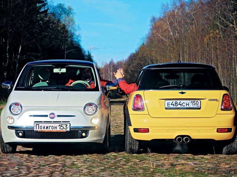 Тест Fiat 500, Mini Cooper S: Детский мир — фото 90564