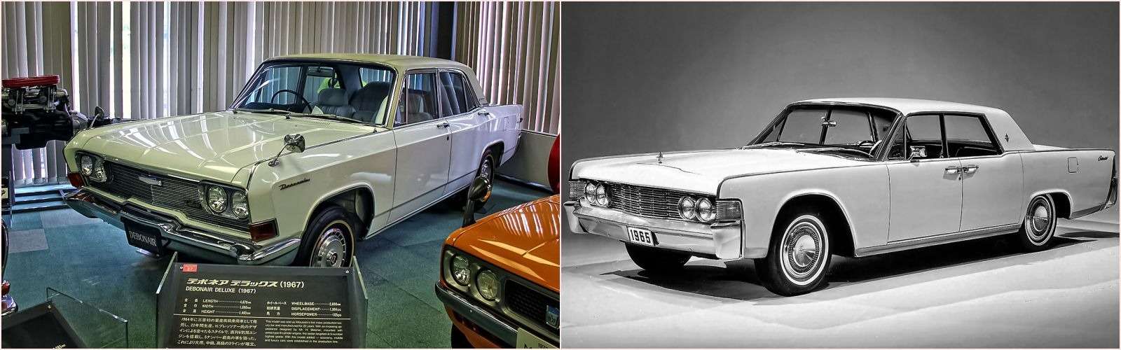 Японские представительские автомобили 1960-х были похожи на американские. Как Mitsubishi Debonair 1964-го на Lincoln Continental 1961-го.
