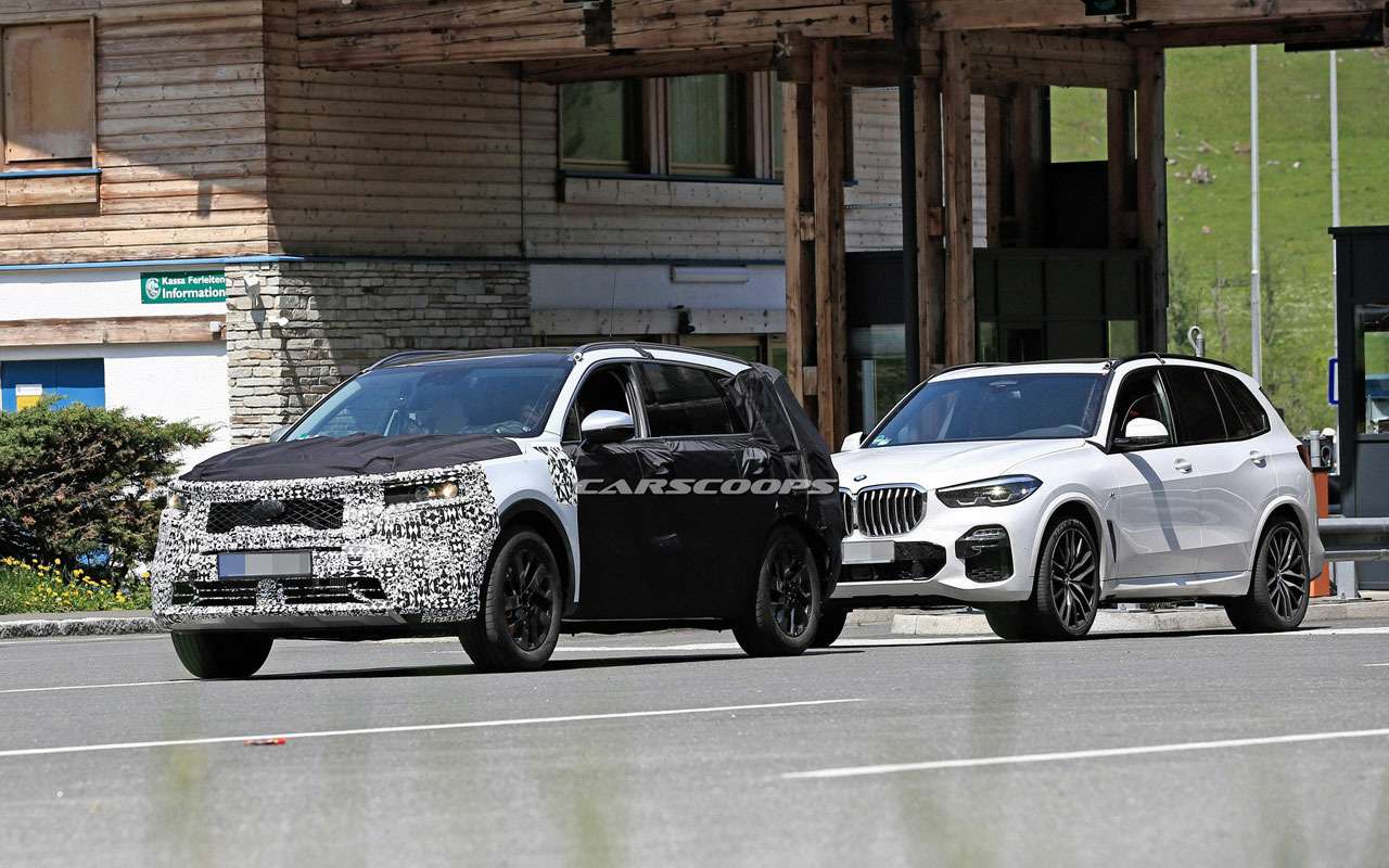 Kia Sorento нового поколения копируют с BMW X5 — фото 978858