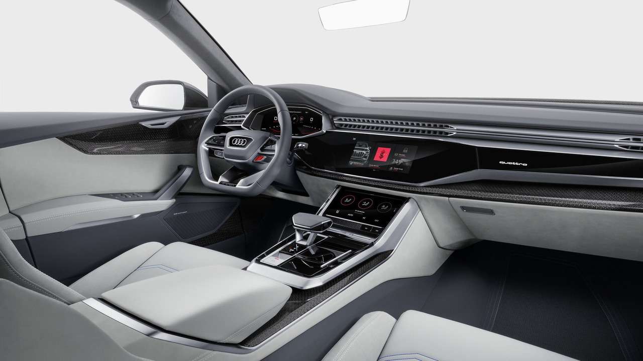 Угол зрения: концептуальный кроссовер Audi Q8 поведал о товарной модели — фото 690567