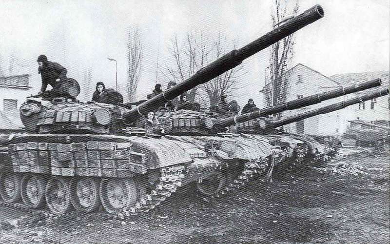 Т-72 в Грозном, январь 1995 года (topwar.ru)