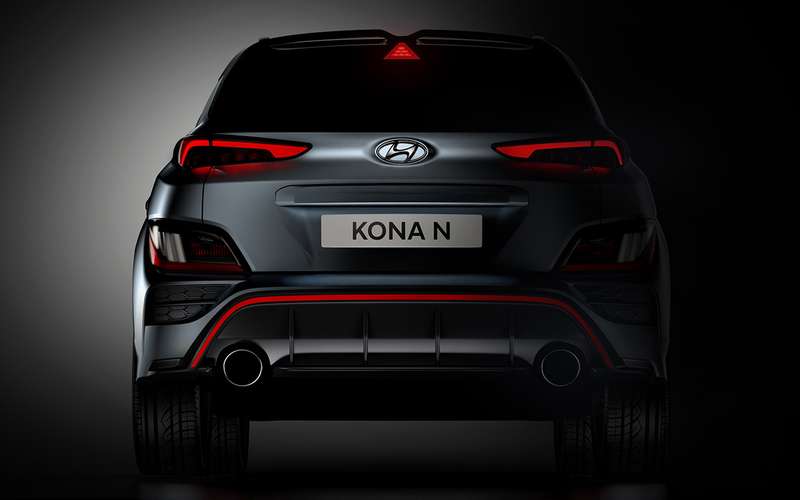 Hyundai показала дизайн кроссовера Kоna N
