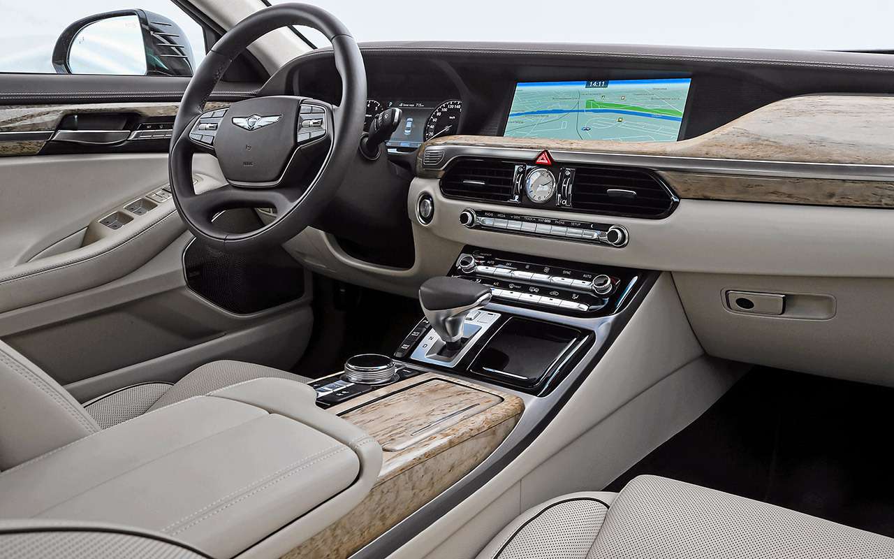 Большой тест престижных седанов: новый Lexus LS 500 и конкуренты — фото 928748