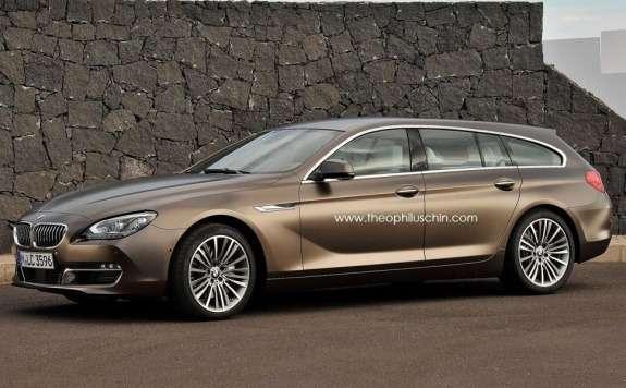 BMW 6-Series Gran Touring rendering side-front view