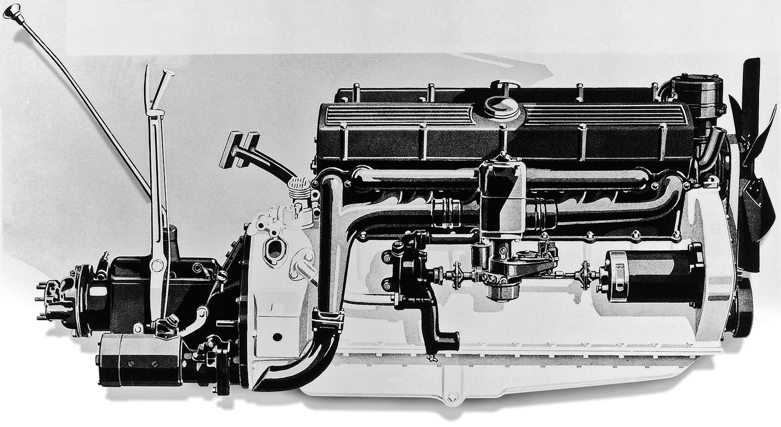 Рост количества цилиндров остановился в 1930‑х на отметке «16». По сути, автомобили с такими моторами (7,4 л, 185 л.с.) серийно строила лишь фирма Cadillac.