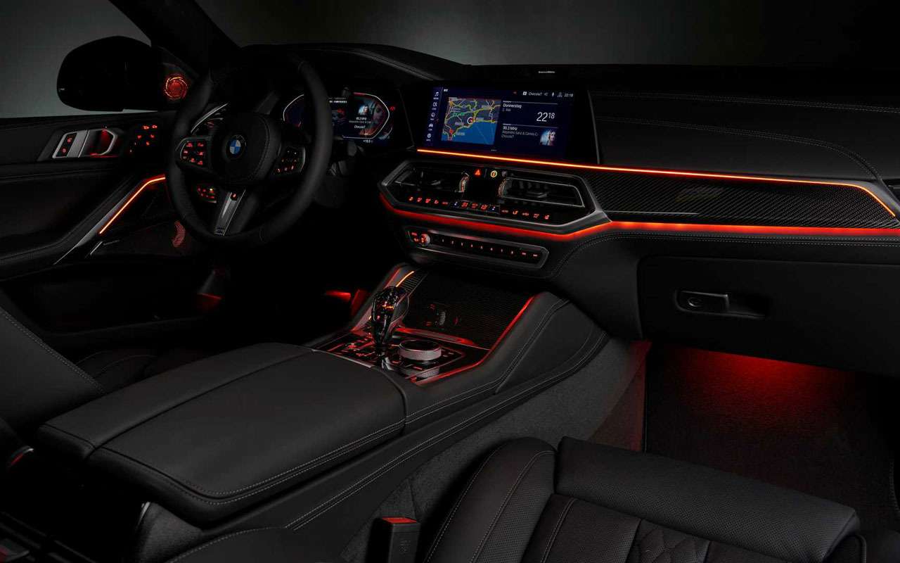 Новый BMW X6 светится в темноте — фото 983970