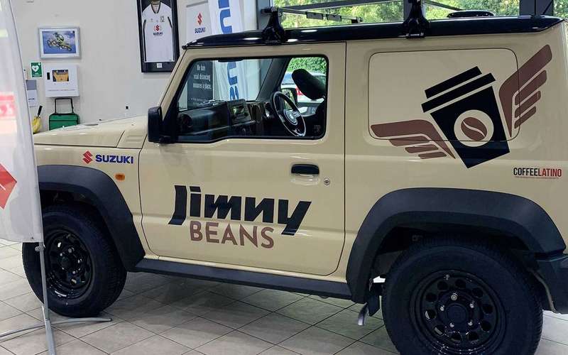 Suzuki Jimny превратили в мобильную кофейню