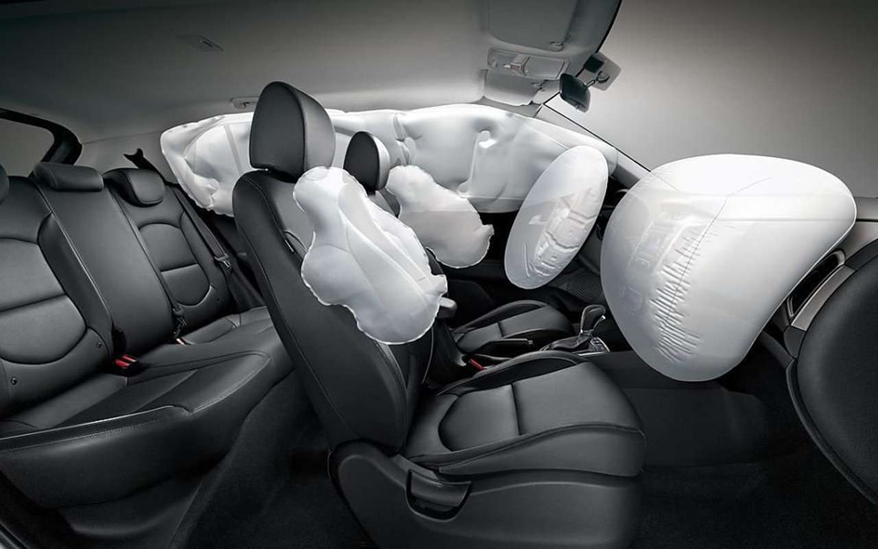 Hyundai Creta предлагает до шести подушек безопасности, тогда как у Лады их максимум четыре. Но и стоит машина с ними от 1 067 900 рублей.