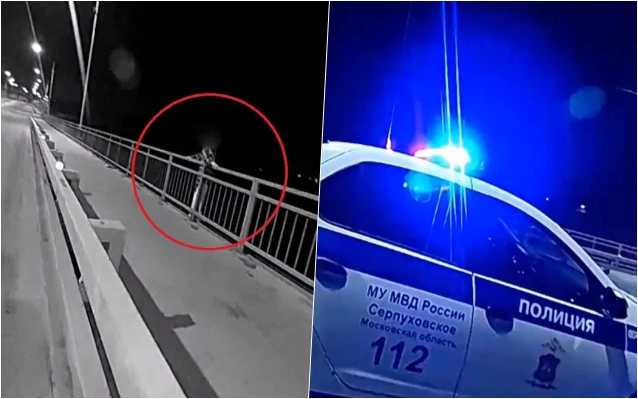 Сотрудники ДПС уговорили девушку не прыгать с моста