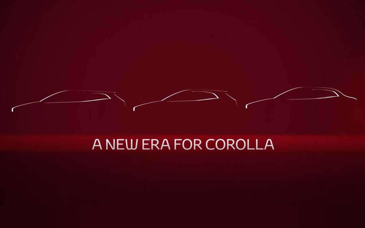 Новый седан Toyota Corolla: первое фото и дата премьеры — фото 922100