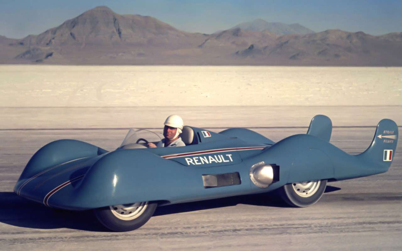 Газотурбинный Renault Étoile Filante, установивший мировой рекорд скорости на суше 1956 года.